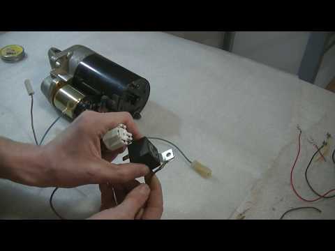 Видео: Как подключить реле соленоида стартера?