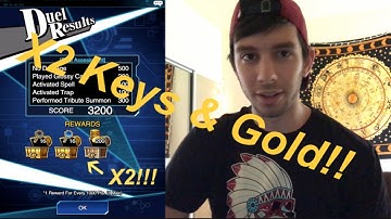 YuGiOh Duel Links! Get Double Gate Keys & Gold!