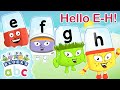 @Alphablocks - Say Hello to Letters E, F, G and H! | Meet the Alphabet | Phonics