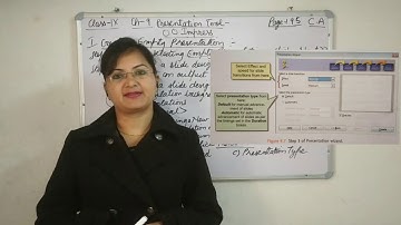 CBSE CA COMPUTER APPLICATION Class-9 Ch-9 Presentation Tool-OO Impress Part-2