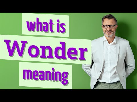 वीडियो: क्या विस्मय शब्द का अर्थ है?