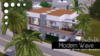 The Sims 3 Speed Build / Modern Wave / Renovating Starlight Shores (No CC)