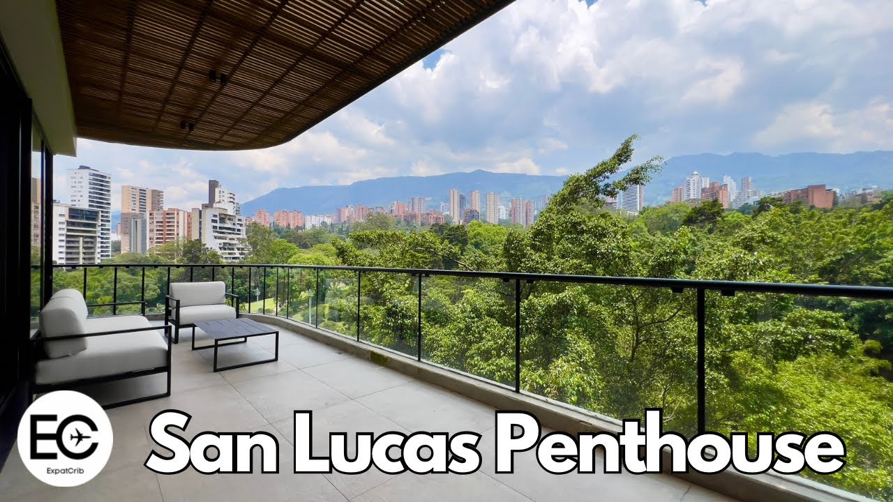 Medellin Luxury Lease Penthouse in San Lucas | Golf and Country Club View