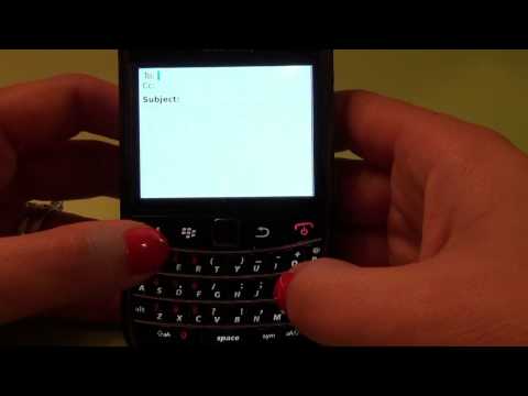 BlackBerry First Steps: Sending an email