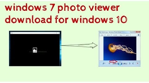 How to get windows 7 photo viewer on windows 10