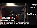 Resident evil 4 remake full uncut playthrough part 44 u4k pc