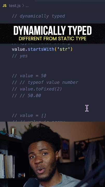 What does Dynamically Typed Mean? #javascript #shorts - YouTube
