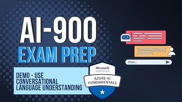 Demo - Use Conversational Language Understanding with Language Studio - AI-900 Exam Prep