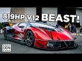 The ONLY Crimson-Carbon Lamborghini Essenza SCV12 | Monterey Car Week 2025