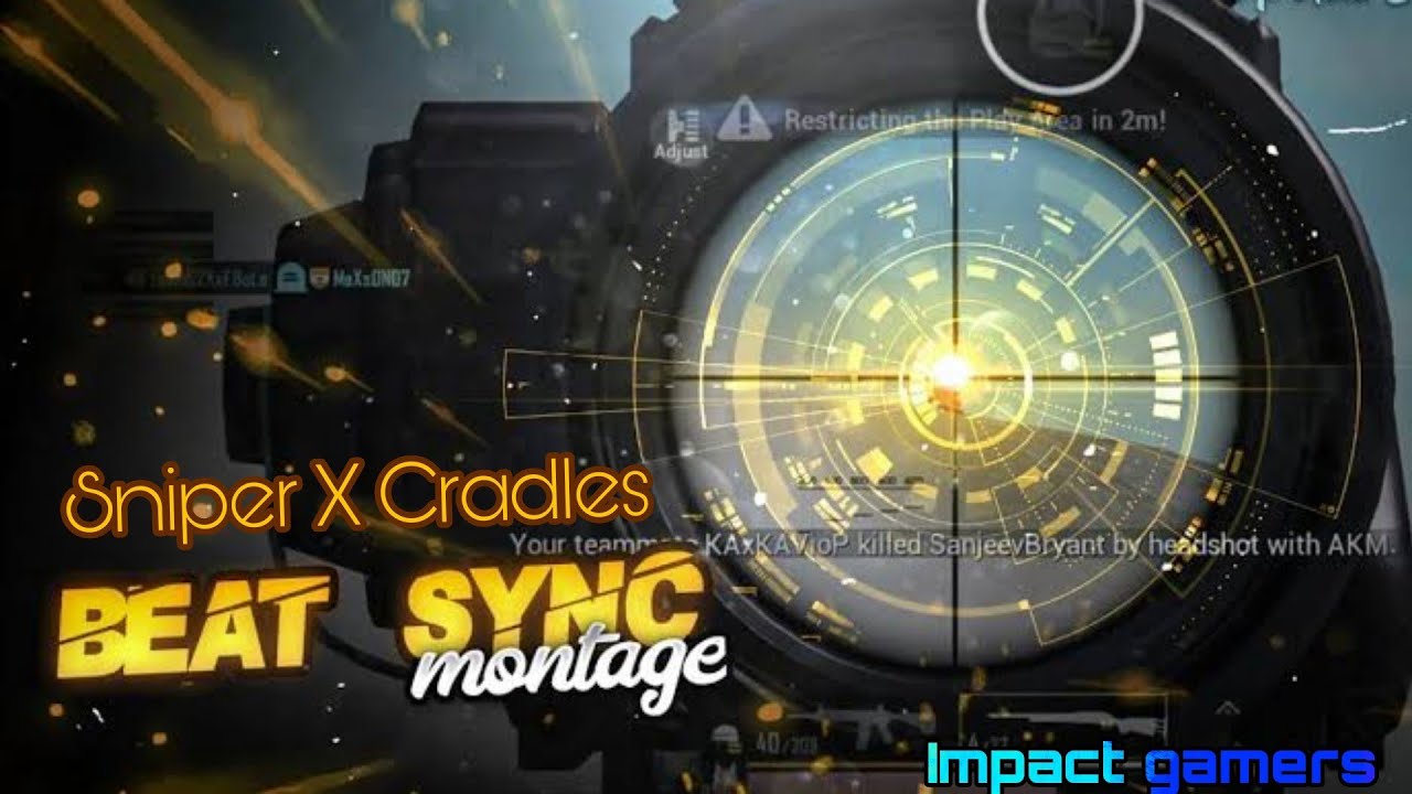 Cradles Beat sync montage Pubgmobile | Snipes Compilation | 