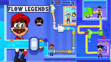 Flow Legends || All Level || Funny Brain Puzzle || Walkthrough Gameplay