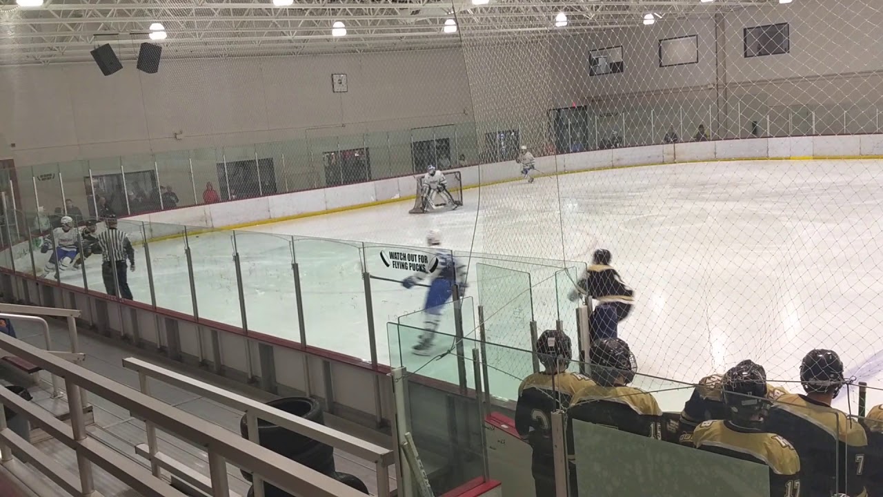 Devin Shepherd Hockey AAA HB 18 u # 18 vs Meijers