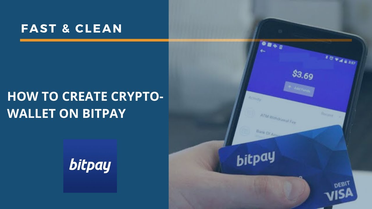 How to Create a Cryptocurrency Wallet on the BitPay app - YouTube