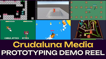 Videogame prototyping - 2024 Demo Reel - Crudaluna Media