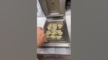 How to Automatically Fry Dumplings, fried dumpling machine