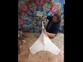 See how Dan Cox makes his BEAUTIFUL tie dye ice dye mandala tapestries! **Reveals at end!!**