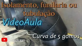 Cálculos em Traçados de Caldeiraria - Ex. Curva de gomos