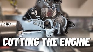 20 hevosvoiman mopo osa 6: moottorin lohkojen oikein muotoilu