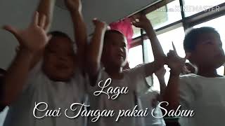 Video thumbnail of "Lagu 7 langkah cuci tangan pakai sabun"