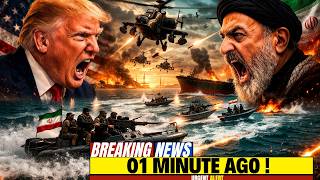 IRAN PANICS! U.S. Apache Gunships Tear Through Fast Boat Swarms in the Strait of Hormuz