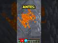 MINAR ANTES vs MINAR AHORA en MINECRAFT🤑 #shorts #minecraft