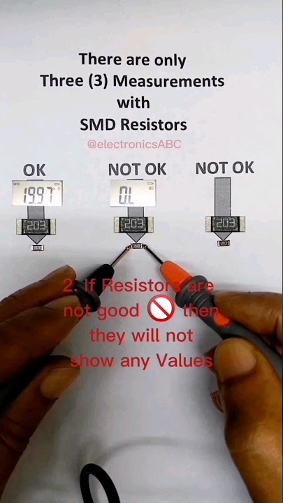 How to Check SMD Resistors Good or Bad