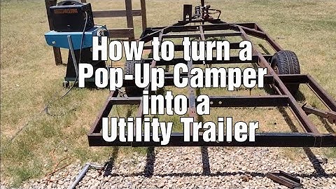 How to Turn a Pop-Up Camper into a Utility Trailer | Part 1