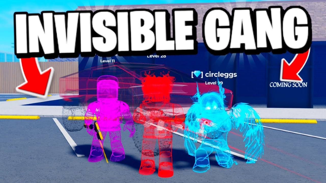 I JOINED A INVISIBLE GANG IN ROBLOX CALI SHOOTOUT!