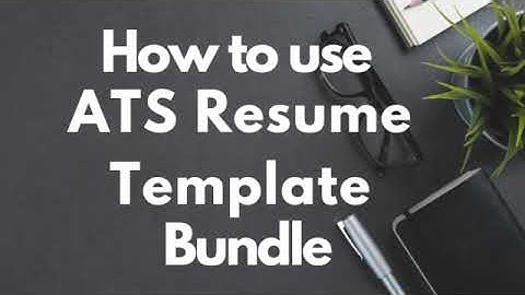 How to Use An ATS Resume Bundle-Preview