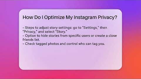 How Do I Optimize My Instagram Privacy? - Everyday-Networking