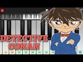 عزف موسيقى المحقق كونان النسخة الأصلية على بيانو الجوال 
