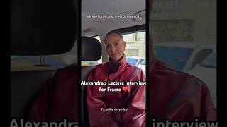 Alexandra’s Leclerc interview for Frame😍 #alexandrasaintmleux #charlesleclerc #f1 #fashion #shorts