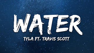 Tyla - Water (Remix) ft. Travis Scott (Lyrics) Resimi