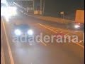 CCTV footage of sign board collapsing on Kelani bridge