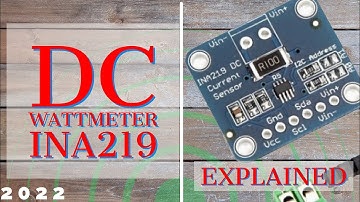 Wattmeter Using INA219 and Arduino