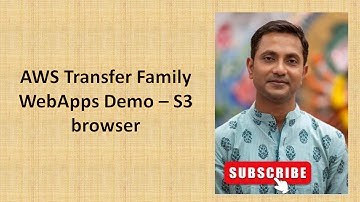 AWS Transfer Family WebApps | Demo