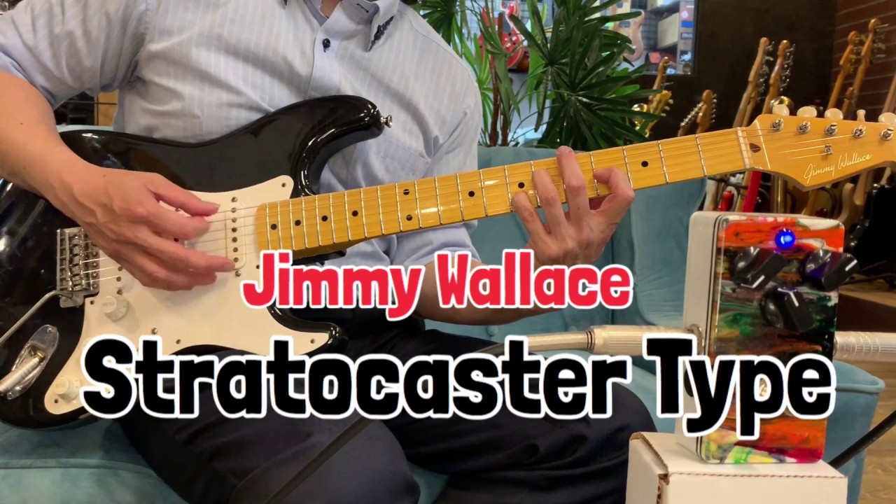 【TC楽器】Jimmy Wallace 2019 Stratocaster Type Black/Maple Aged【商品紹介】