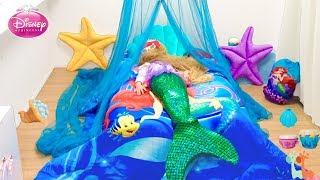 アリエル お姫様ベッド 人魚姫のベッドルーム ディズニープリンセス / DIY Little Mermaid Ariel Bedroom Canopy Bed : Disney Princess