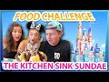 Disney World FOOD CHALLENGE: Can We FINISH The Infamous Kitchen Sink Sundae? Beaches &amp; Cream Review