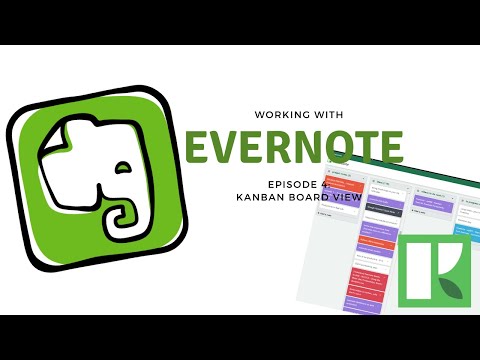 วีดีโอ: วิธีสร้างบันทึกย่อใน Evernote