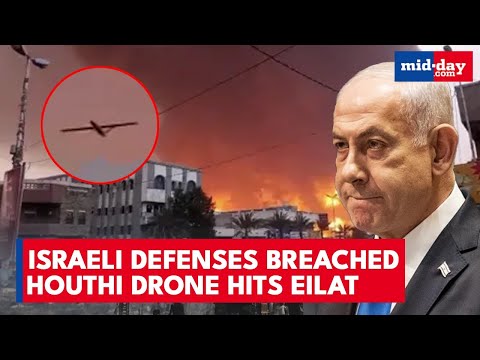 Houthi Drone CARNAGE in Israel, Strikes Eilat | 22 Injured in Rare Israeli Air Defense Breach