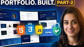 Complete Portfolio Build | HTML CSS Beginner Series 🔥