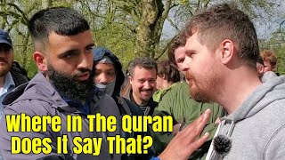 Speakers Corner - Bob vs Shia Muslim Abu Mukhtar - Can You Swear By Any Other Name But Allah?