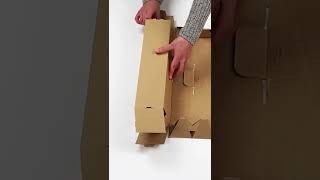 Protective e-commerce packaging for fragile bottles | Plastic-free #shorts #wine #packaging ging