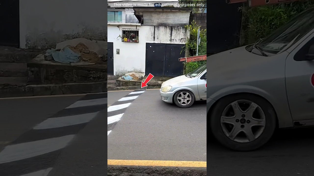 (@gelmotoss.reserva) Fake Speed Breaker 😱
