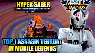 LAWAN KENA MENTAL LANGSUNG SURENDER| ITEM TOP GLOBAL SABER MOBILE LEGENDS |MLBB