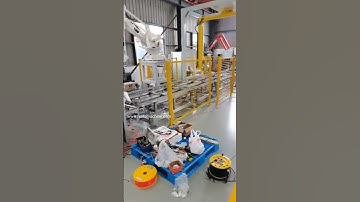 We are manufacturing new robot palletizer system for our client #waterbottlingplant #palletizing