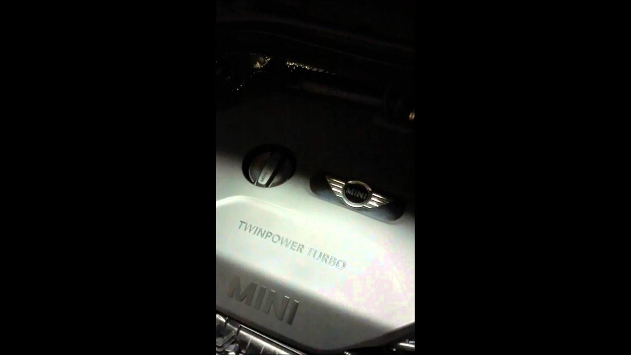 F55 Mini Cooper engine sound at idle - YouTube