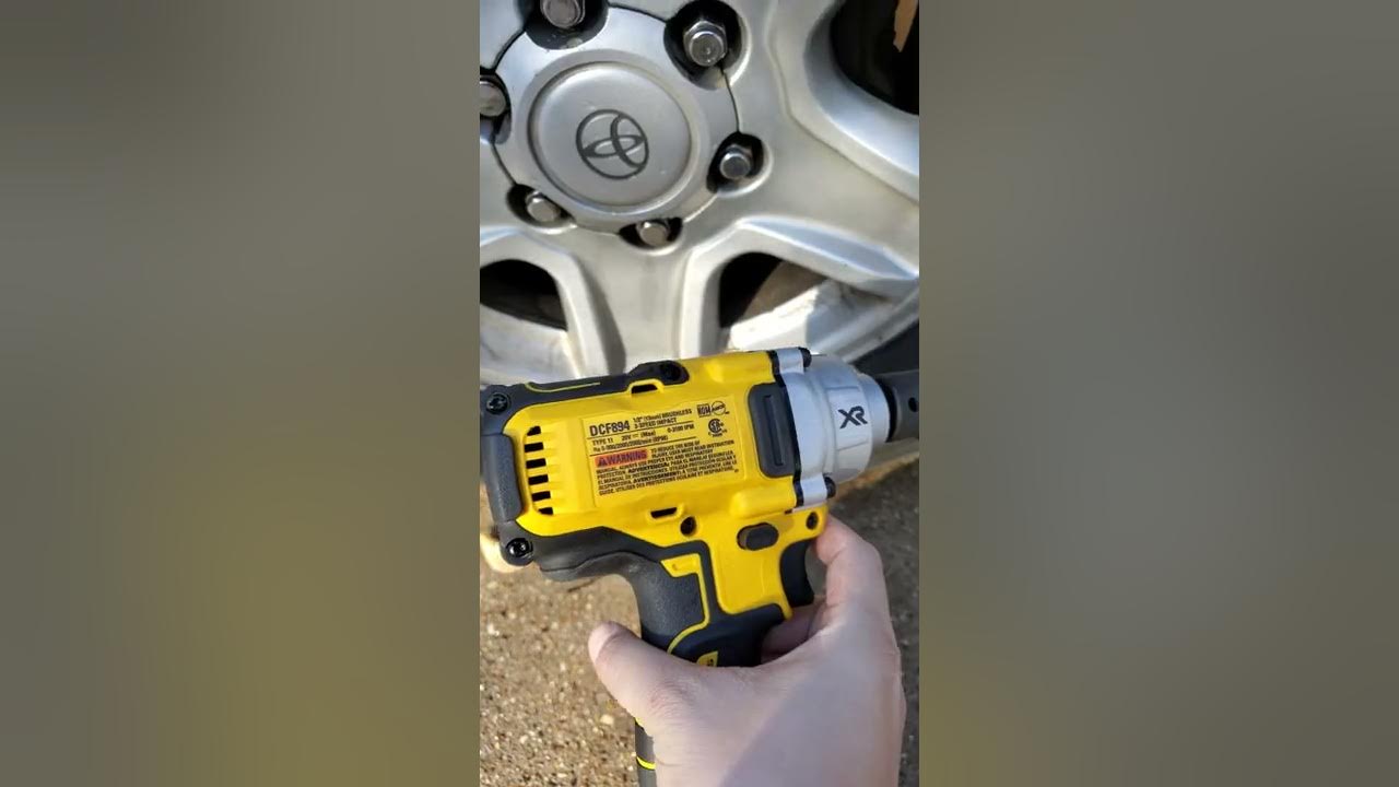 Dewalt DCF894 1/2" Impact Wrench Lug Nut Test YouTube