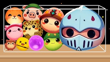 SUIKA DUNGEONS DROP MERGE RPG - Prepare to Be OBSESSED! 2048 Suika Game, Watermelon Animals Merge